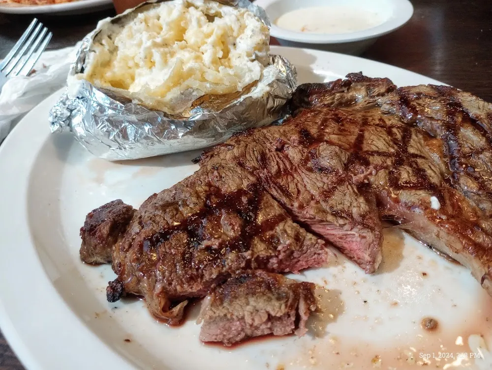 Rib Eye Steak and Baked Potato